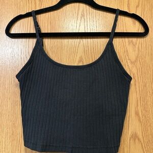 Old Navy Black Ribbed Camisole